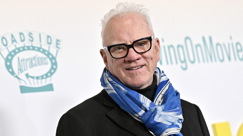 Malcolm McDowell on the red carpet