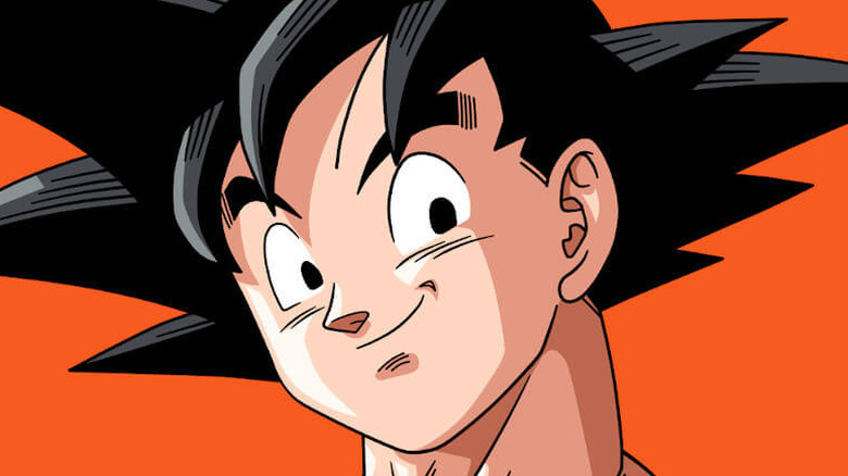 Goku smiling