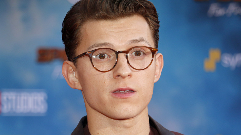 Tom Holland at Spider-Man premiere