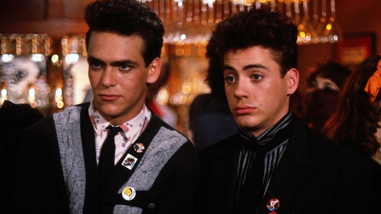 Max and Ian looking guilty in Weird Science
