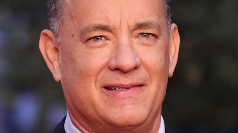 Tom Hanks looking worried