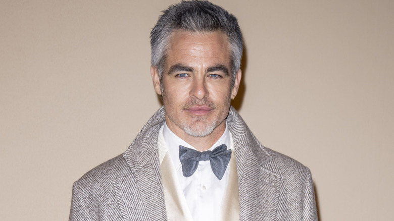 Chris Pine smiling at the "Brunello, Il Visionario Garbato" red carpet premiere (2026)