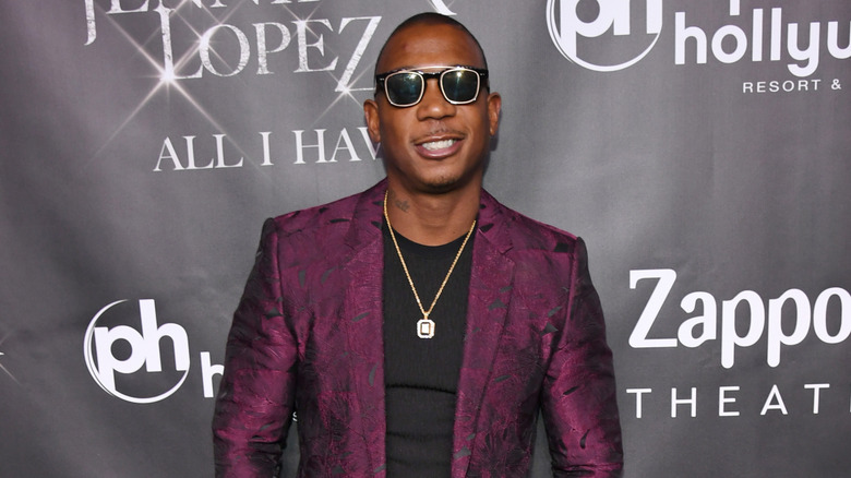 Ja Rule smiling at after party for "JENNIFER LOPEZ: ALL I HAVE" residency finale (2018)