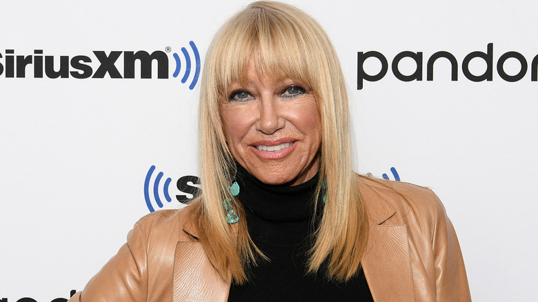 Suzanne Somers smiles