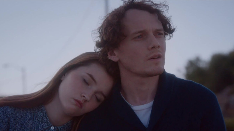 Lily leans her head on Maxwell's shoulder