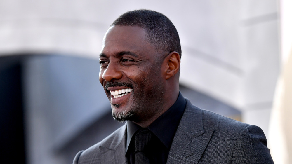 Idris Elba smiling