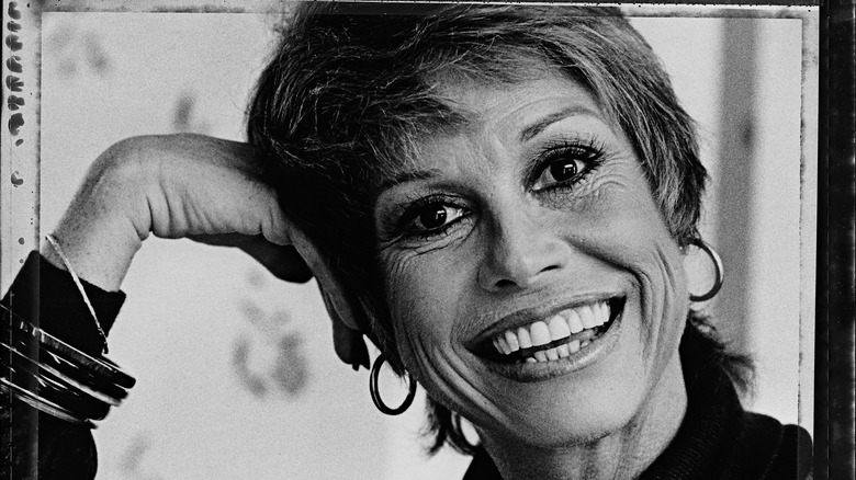 Mary Tyler Moore smiles