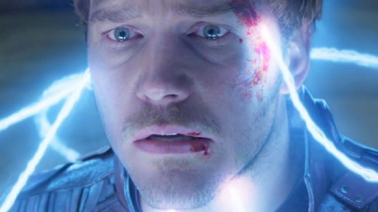 Star-Lord looks scared