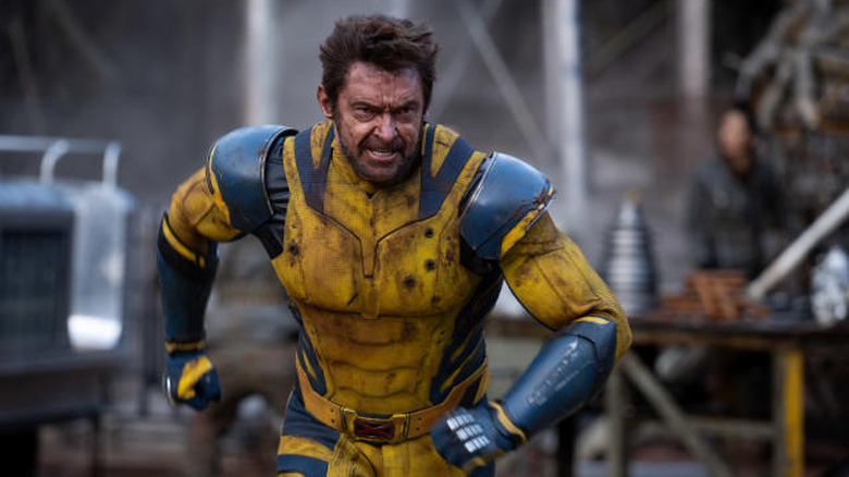 Wolverine flexes in "Deadpool & Wolverine"