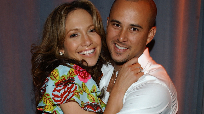 Jennifer Lopez hugs husband Cris Judd