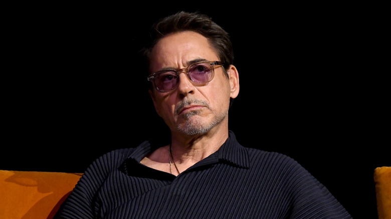 Robert Downey Jr. at an HBO press event for "The Sympathizer" (2024)