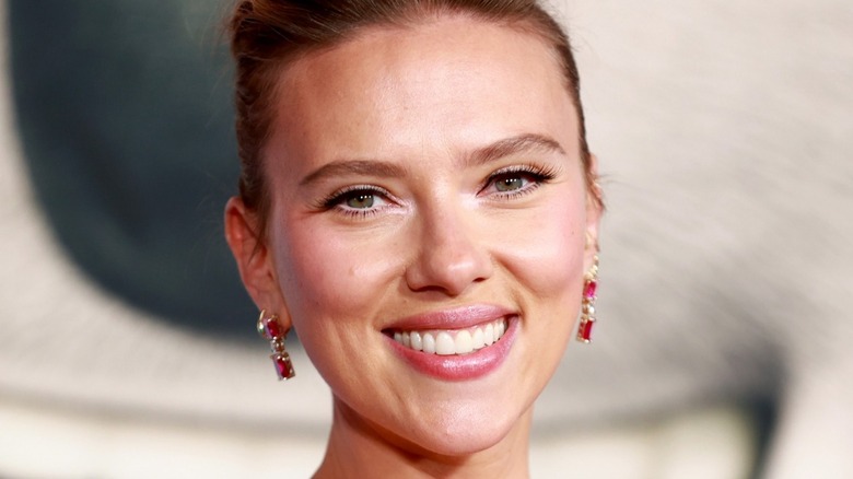 Scarlett Johansson smiling