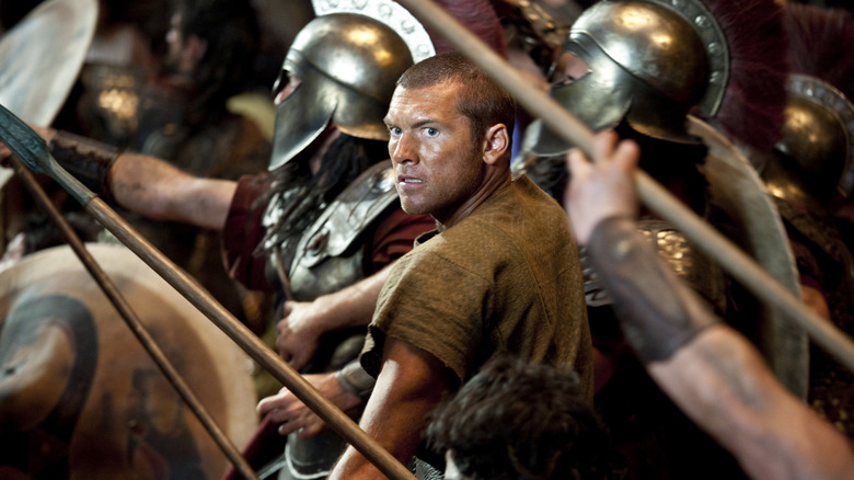 Perseus prepares for battle in "Clash of the Titans" (2010)