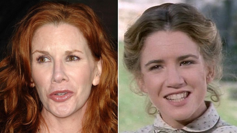 Split image of Melissa Gilbert