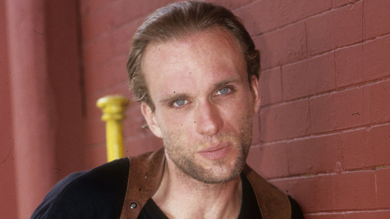 Peter Greene on the set of "Lowball" in 1994