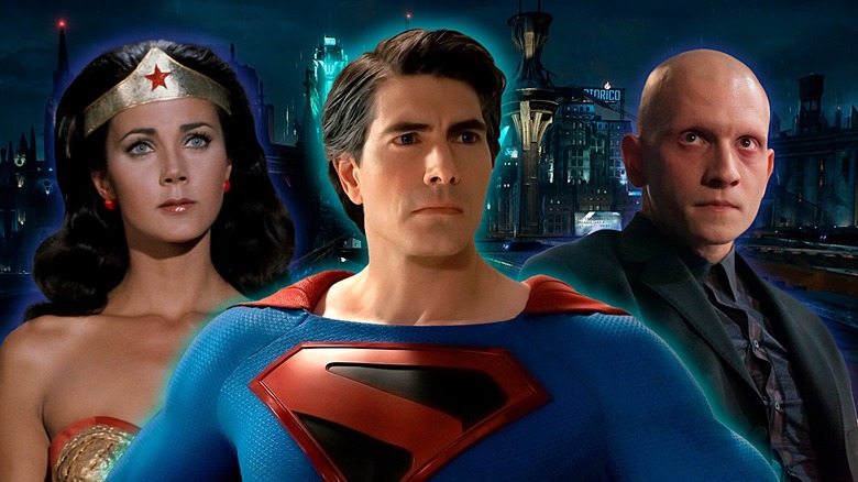 Wonder Woman, Superman, and Victor Zsasz