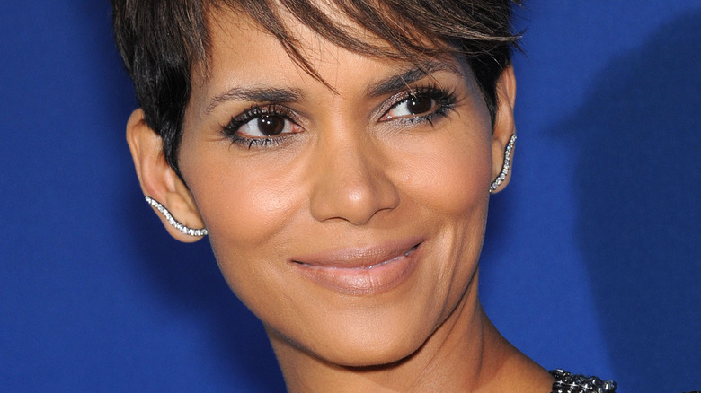 Halle Berry smiles