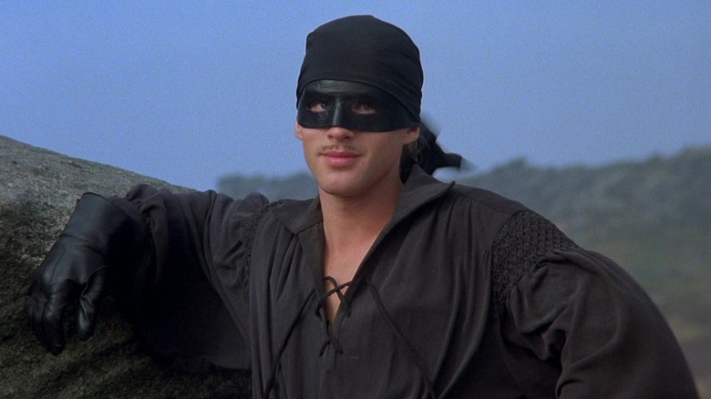 Wesley wearing Dread Pirate Roberts outfit