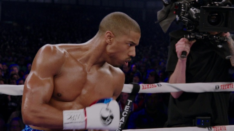 Adonis Creed boxing