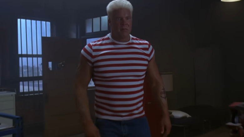 The Punisher stabbing the Russian