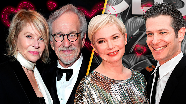 Kate Capshaw, Steven Spielberg, Michelle Williams, Thomas Kail