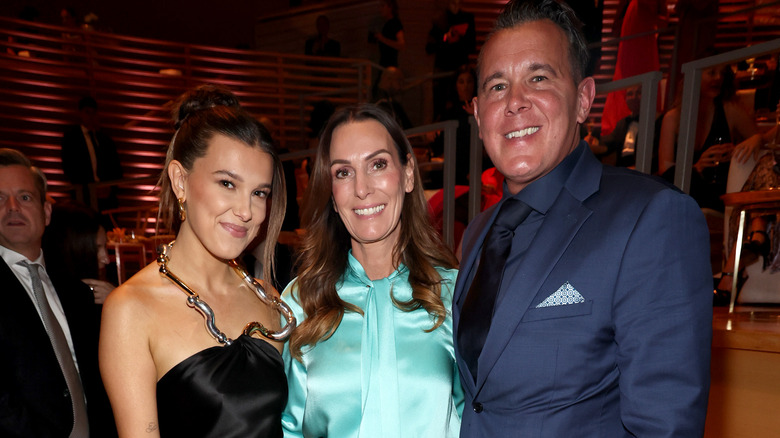 Millie Bobby Brown and her parents
