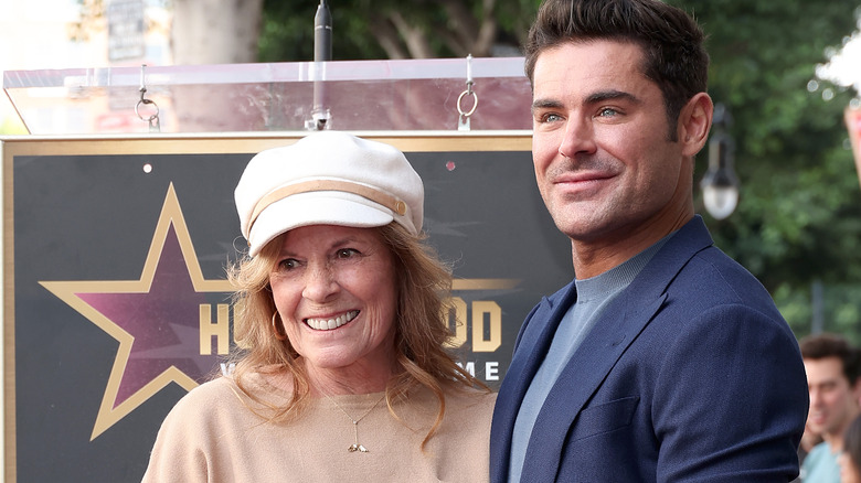 Zac Efron and his mother