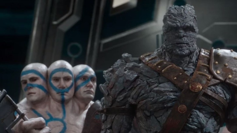Korg and Hajo looking