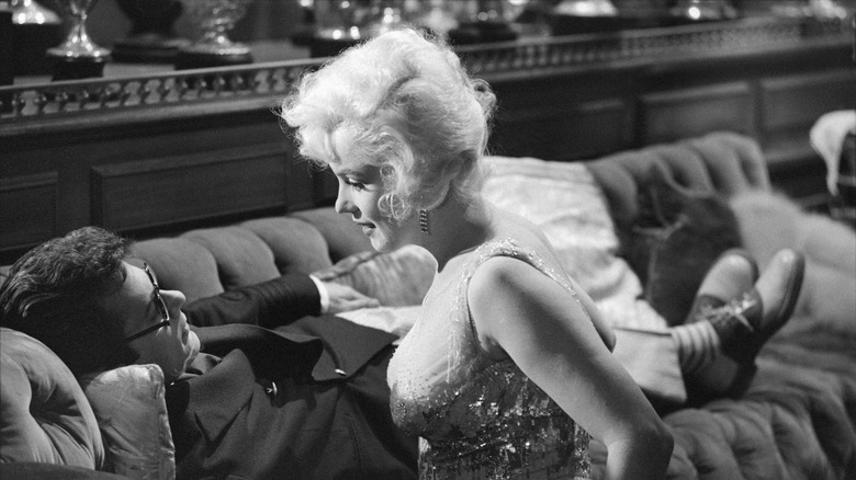 Tony Curtis and Marilyn Monroe
