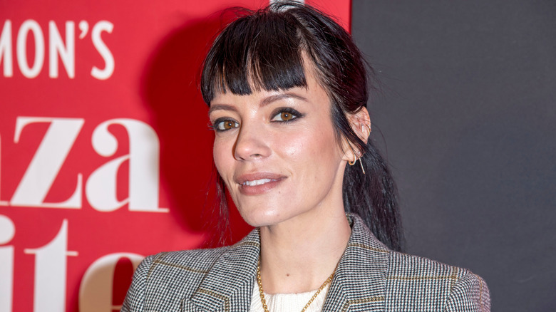 Lily Allen smiling