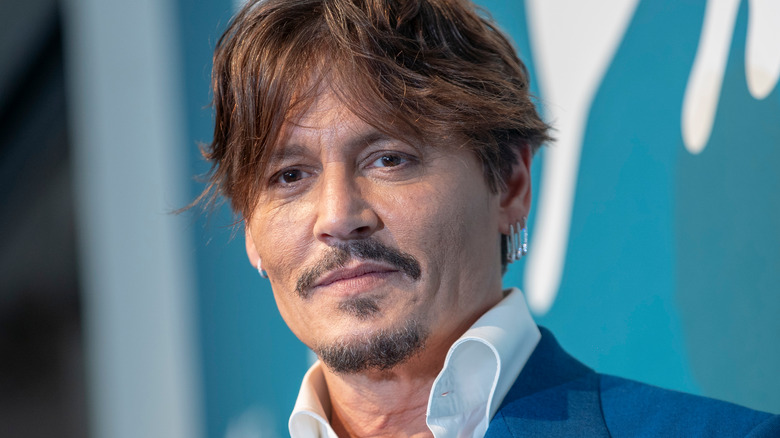 Johnny Depp on the red carpet
