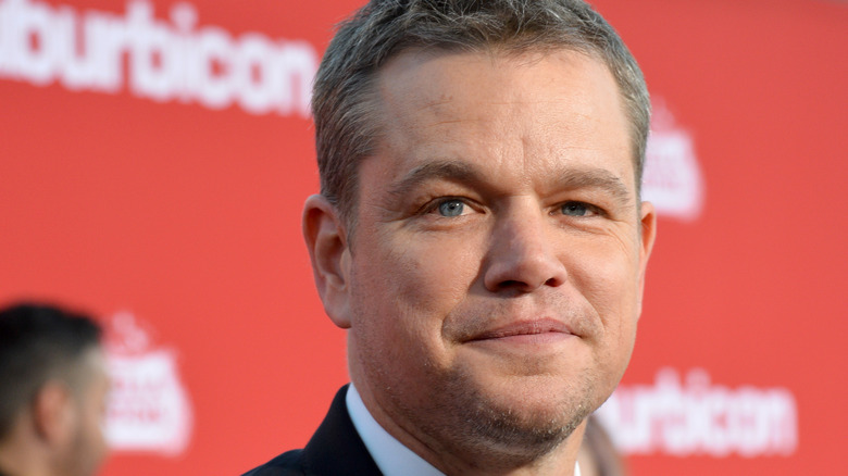 Matt Damon on the red carpet