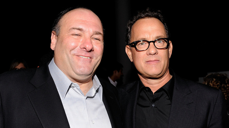 Tom Hanks with James Gandolfini