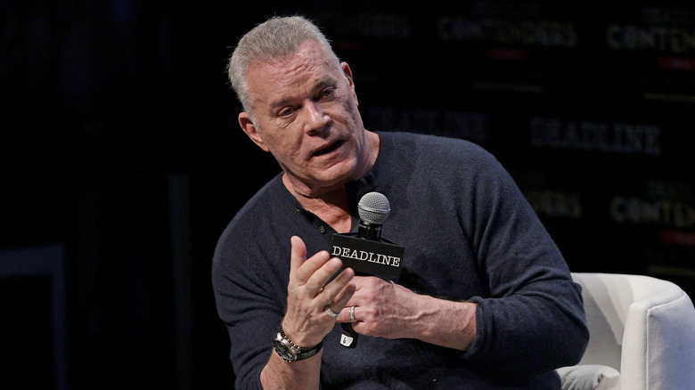 Ray Liotta speaking during an interview