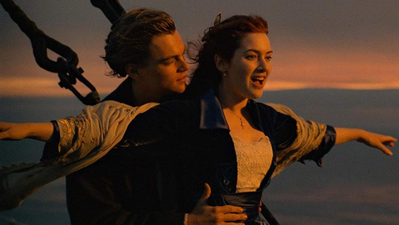 Kate Winslet and Leonardo DiCaprio in Titanic