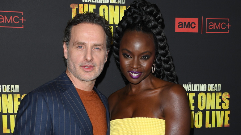 Andrew Lincoln and Danai Gurira