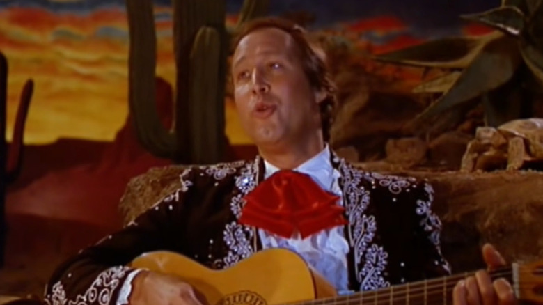 Chase sings in "Three Amigos"