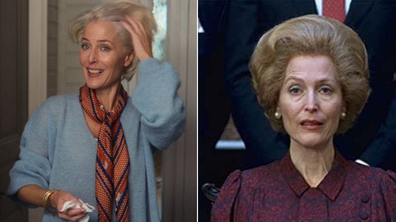 Gillian Anderson in different roles