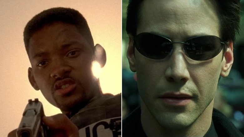 Will Smith shooting and Neo sunglasses