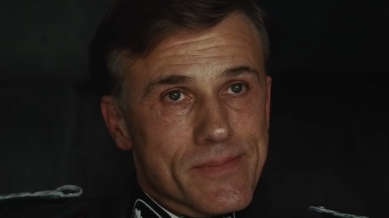 Christoph Waltz smirks