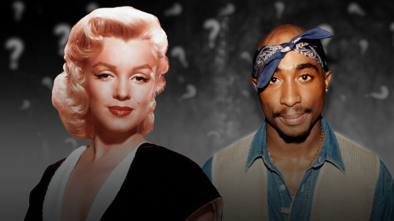 Marilyn Monroe and Tupac Shakur