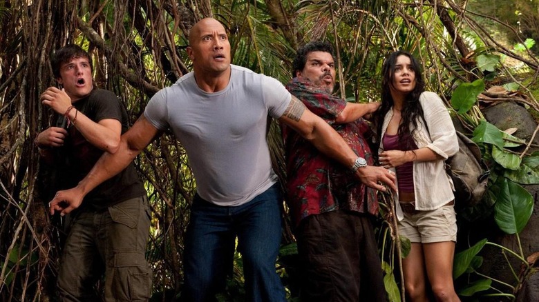 Dwayne Johnson protecting others