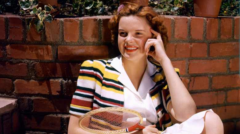 Judy Garland smiling