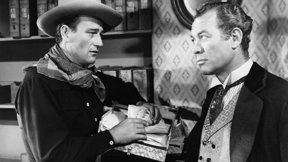Ward Bond and John Wayne