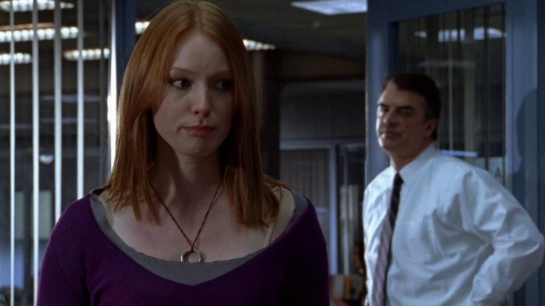 Alicia Witt and Chris Noth