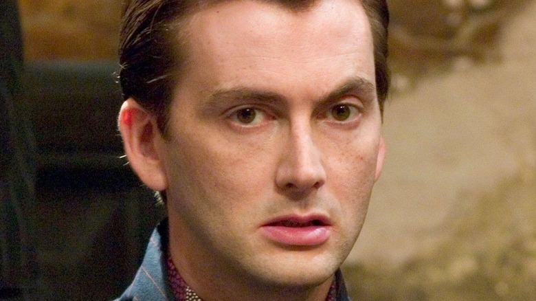 David Tennant sneers