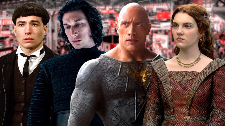 Credence Barebone, Kylo Ren, Black Adam, and Alicent Hightower