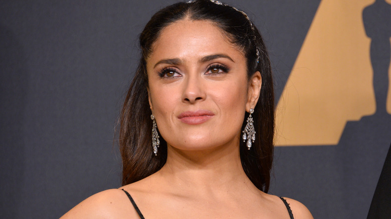 Salma Hayek smiling