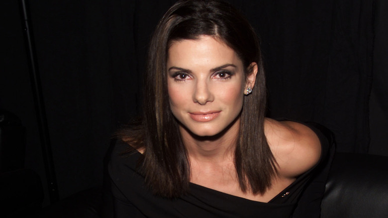 Sandra Bullock poses at an event