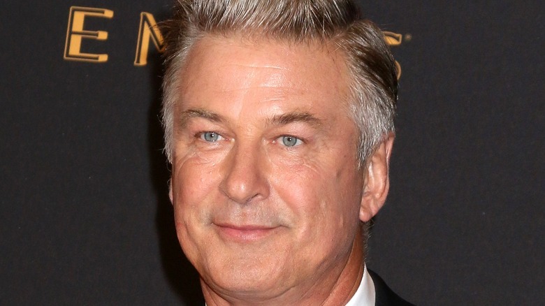 Alec Baldwin smiling at Emmys